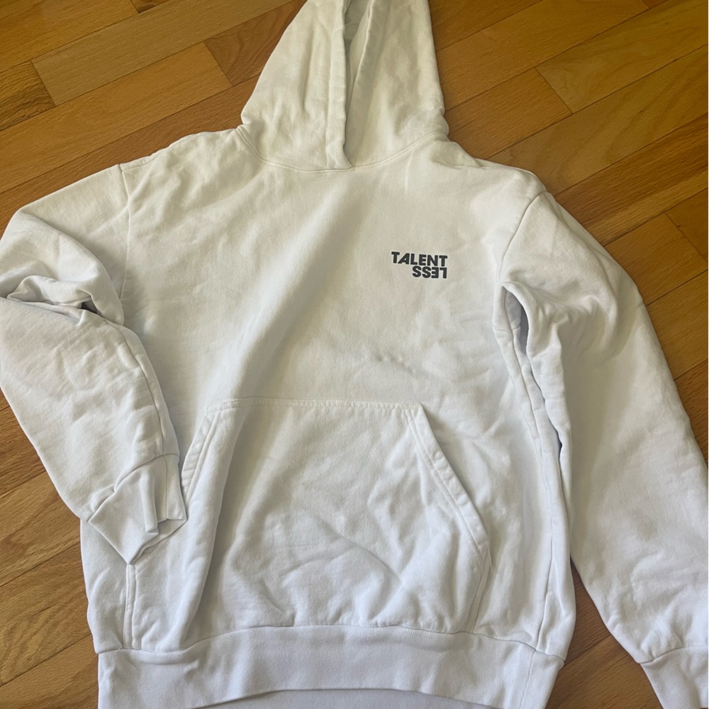 TALENTLESS White Hoodie